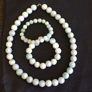 Jade necklace/ bracelets